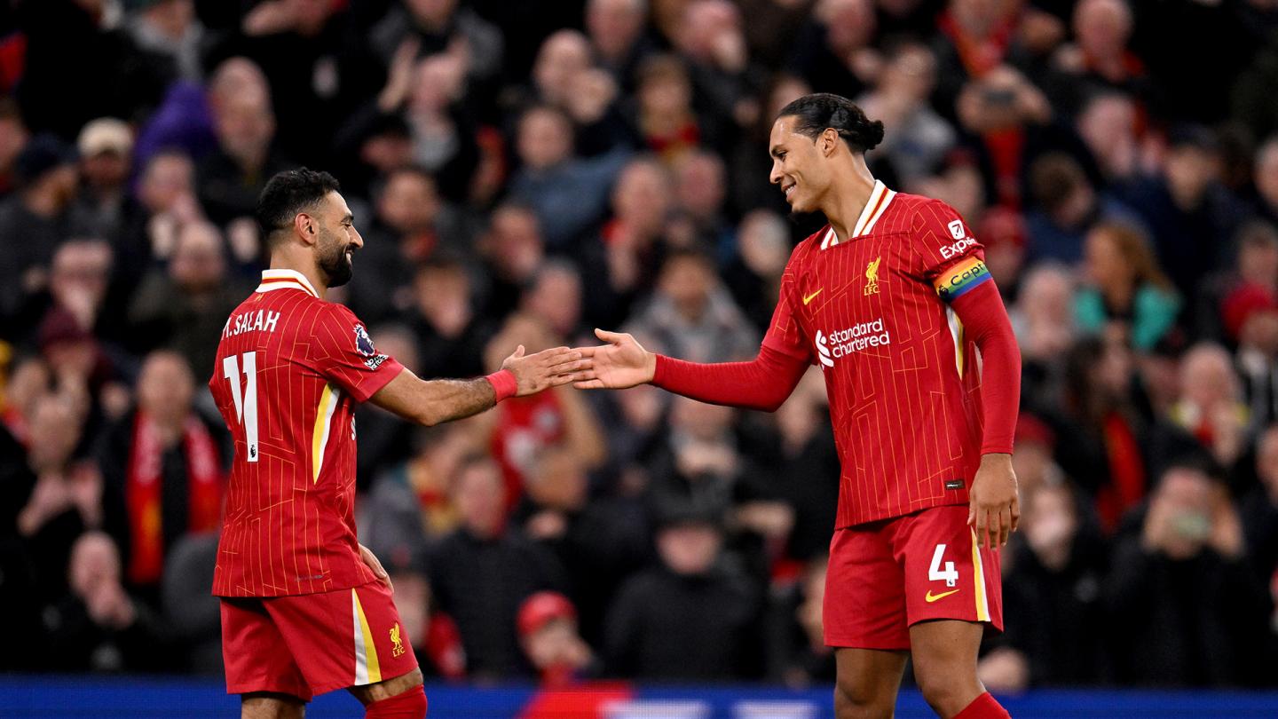 Mohamed Salah et Virgil Van Dijk