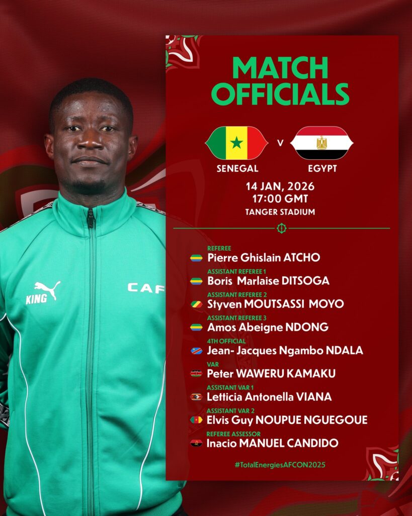 Arbitres Sénégal-Egypte_CAN 2025