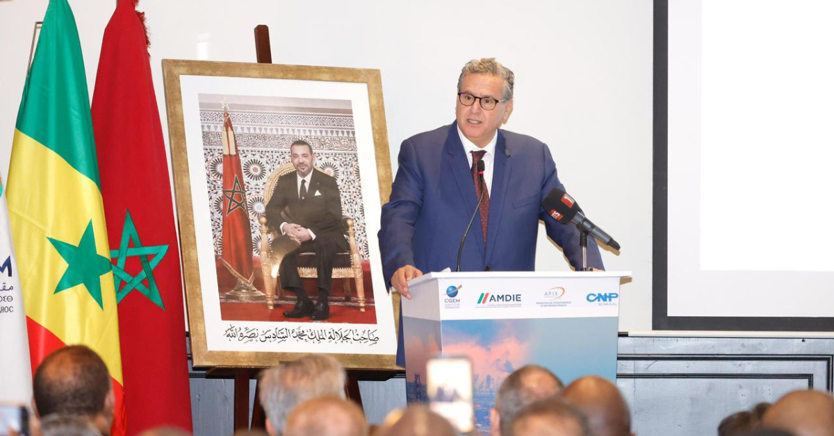 Aziz Akhannouch à la rencontre économique Maroc-Sénégal