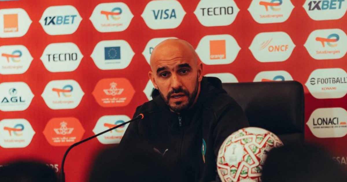 CAN-2025 : "Heureux pour les joueurs, le public mérite cette finale" (Regragui)