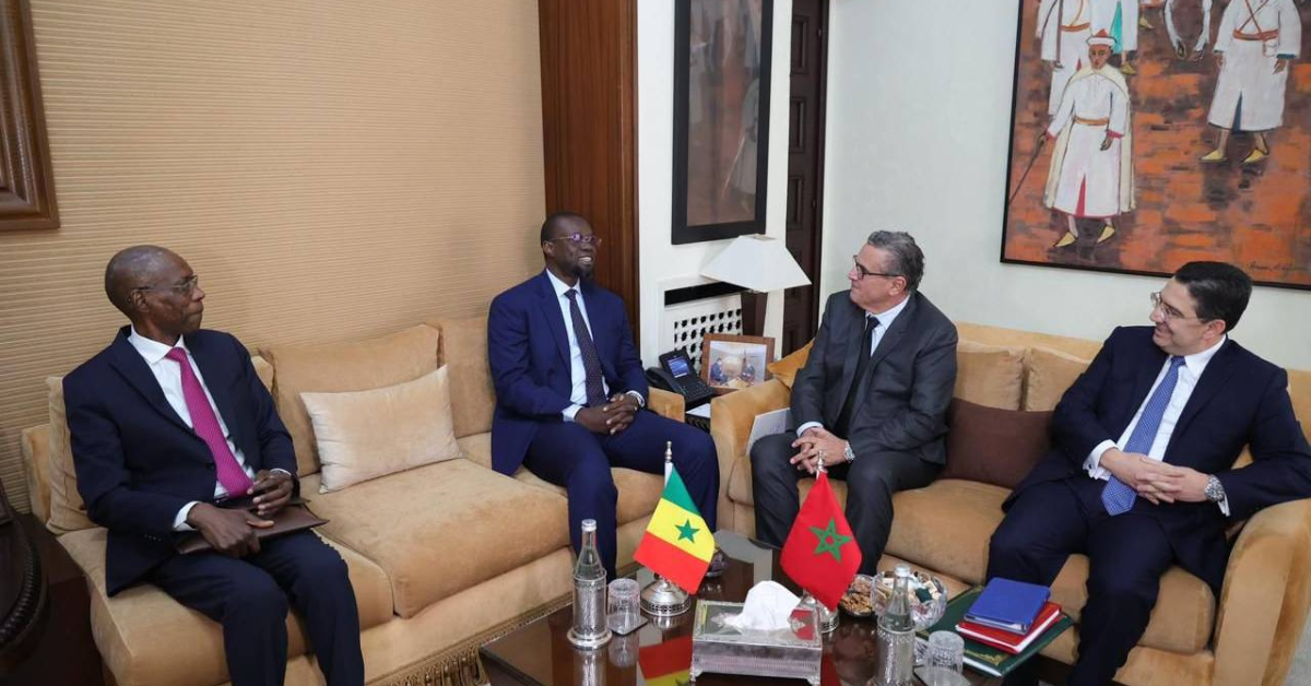 Entretien entre Ousmane Sonko et Aziz Akhannouch