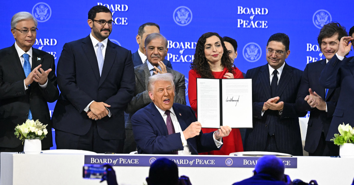 Nasser Bourita à la cérémonie de signature de la charte fondatrice du Conseil de paix