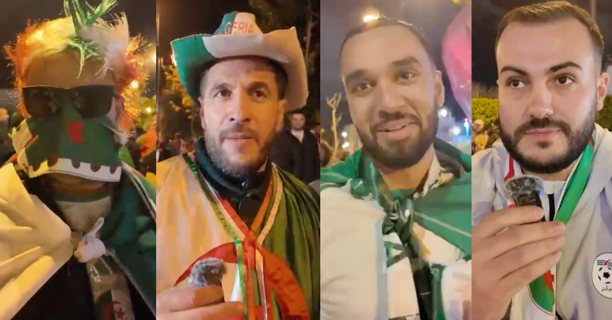 Supporters algériens CAN 2025 Nigeria