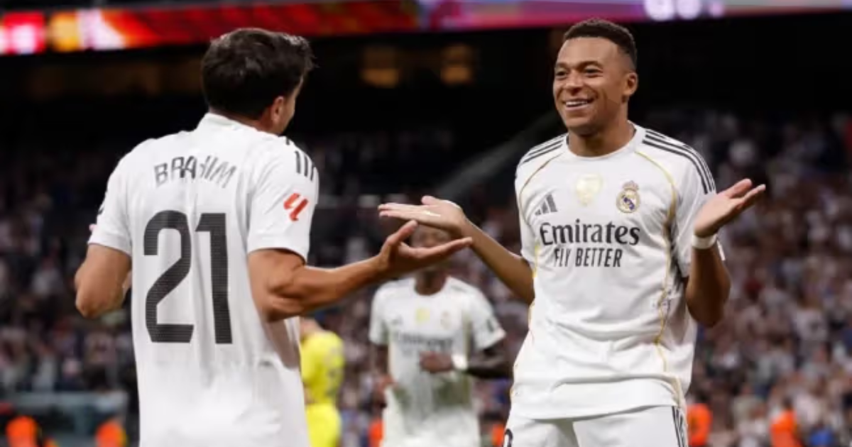 Brahim Diaz et Mbappé