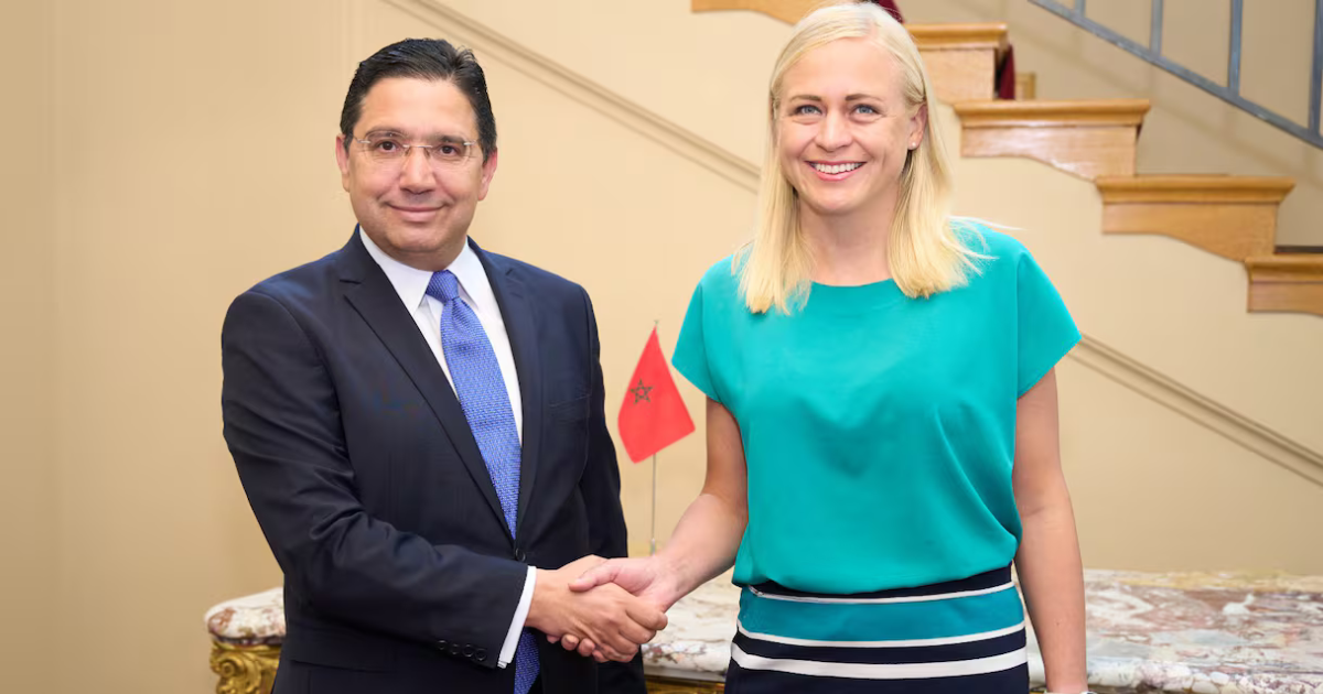 Elina Valtonen et Nasser Bourita_Maroc-Finlande