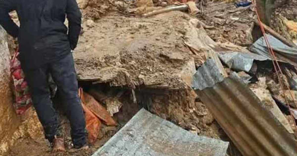 Larache : un glissement de terrain emporte une habitation, deux victimes confirmées