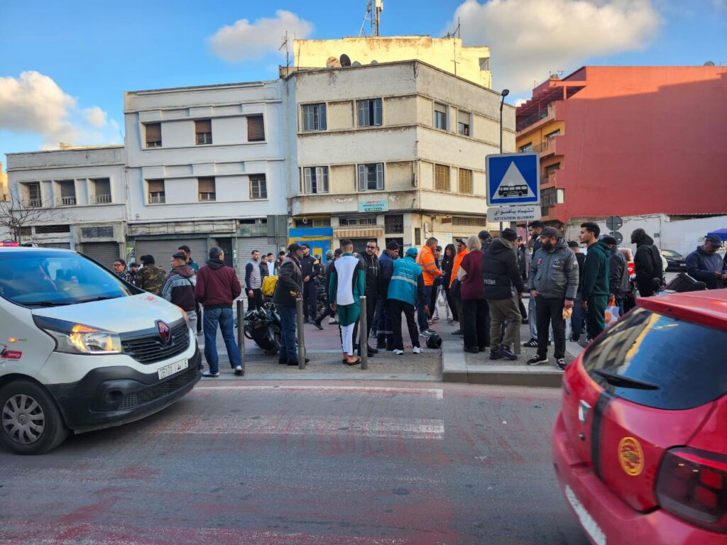 Accident busway Yacoub El mansour