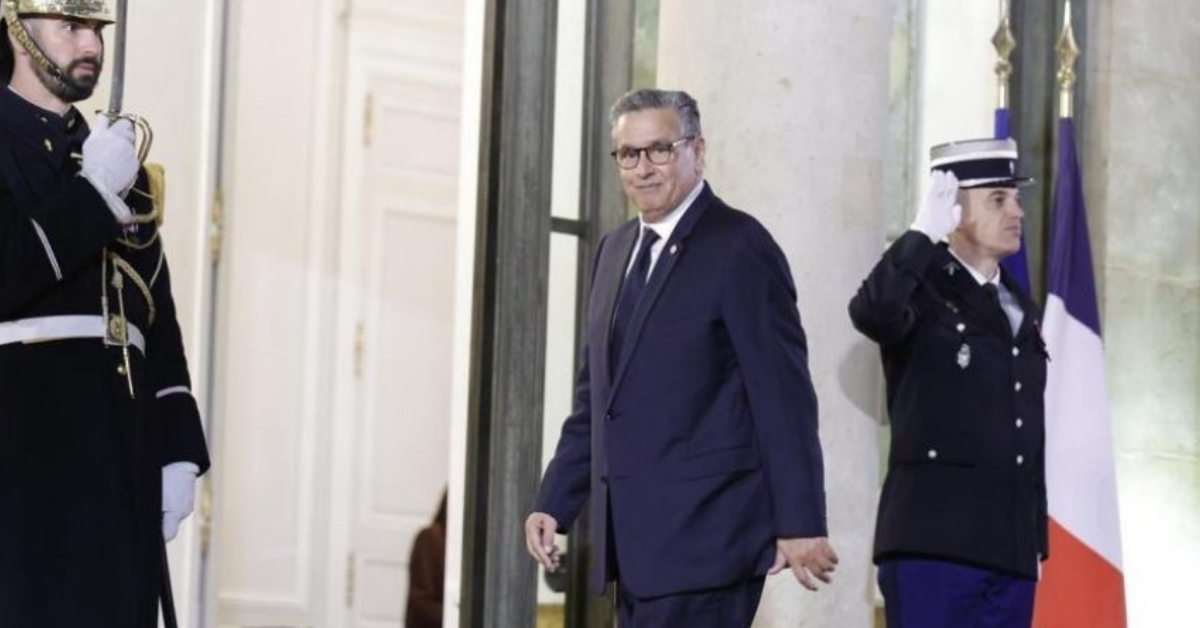 Akhannouch au dîner de Macron