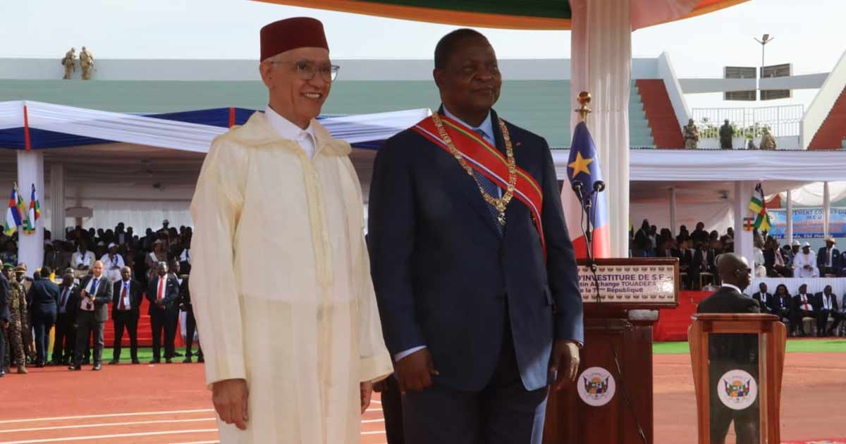 Diplomatie : le Maroc présent à l’investiture de Faustin-Archange Touadéra en Centrafrique