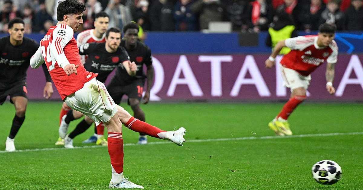 C1: Arsenal sauve le match nul à Leverkusen grâce à un penalty de Kai Havertz