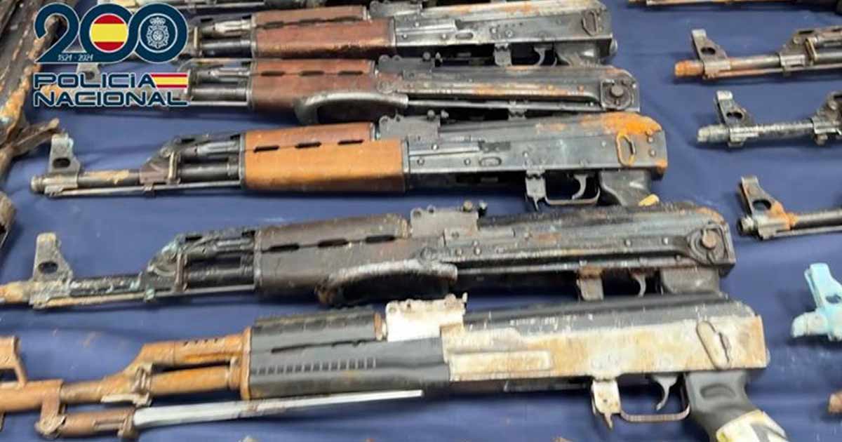 Marbella: saisie d’une tonne de cocaïne et d’armes de guerre, trois Marocains arrêtés 