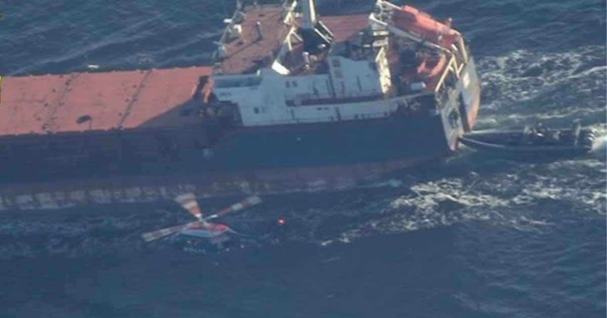 bateau fantôme Caffa arraisonné par la Suède