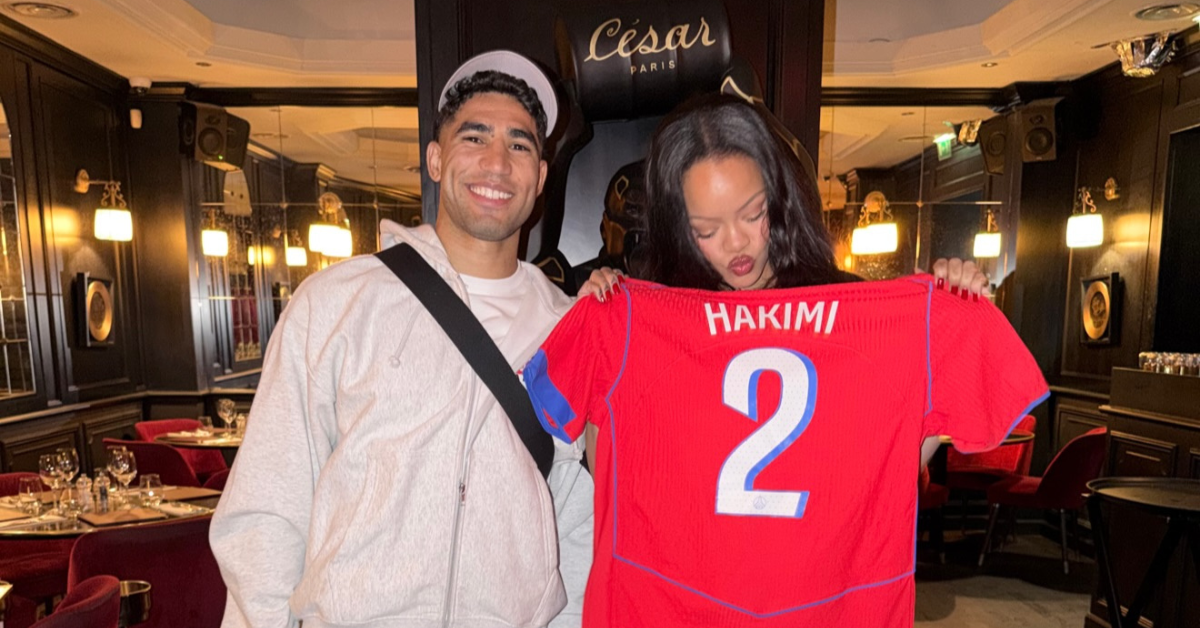 Achraf Hakimi et Rihanna