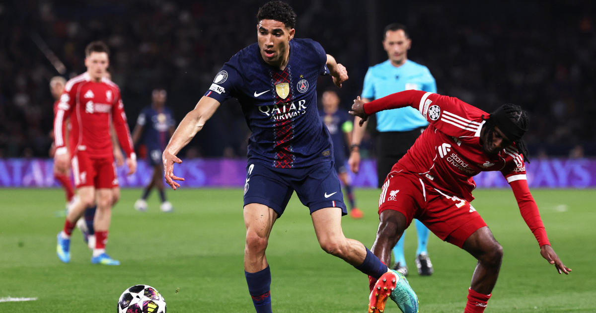 Achraf Hakimi contre Liverpool FC en Ligue des champions
