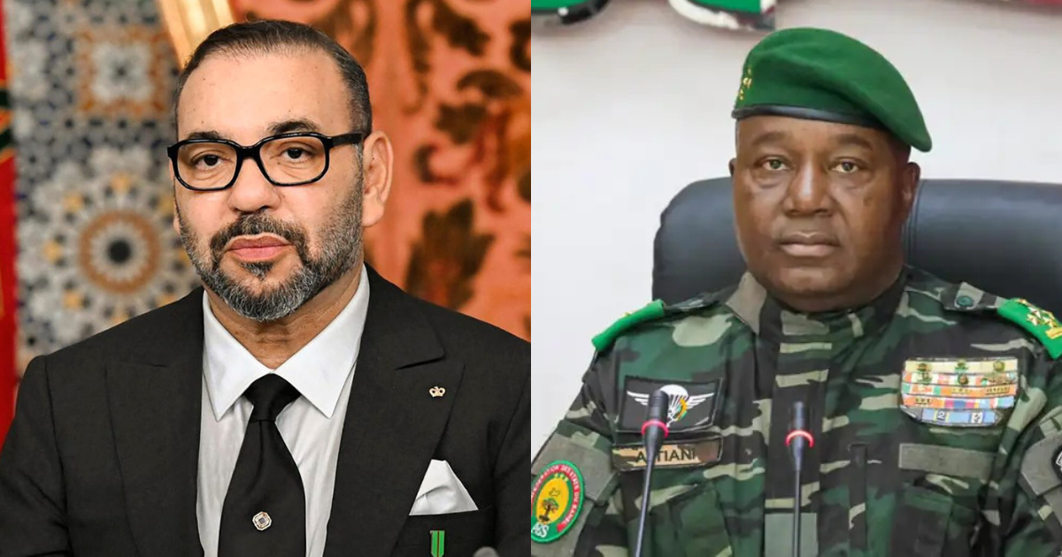 Le roi Mohammed VI et le général Tiani du Niger