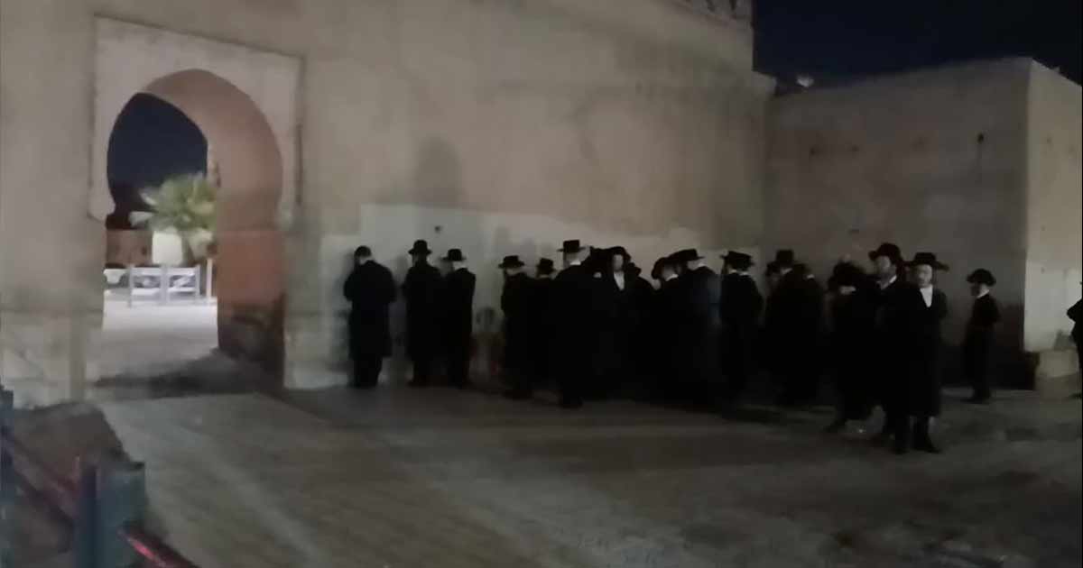 Marrakech : des juifs « haredim » étrangers à l’origine d’une scène inhabituelle