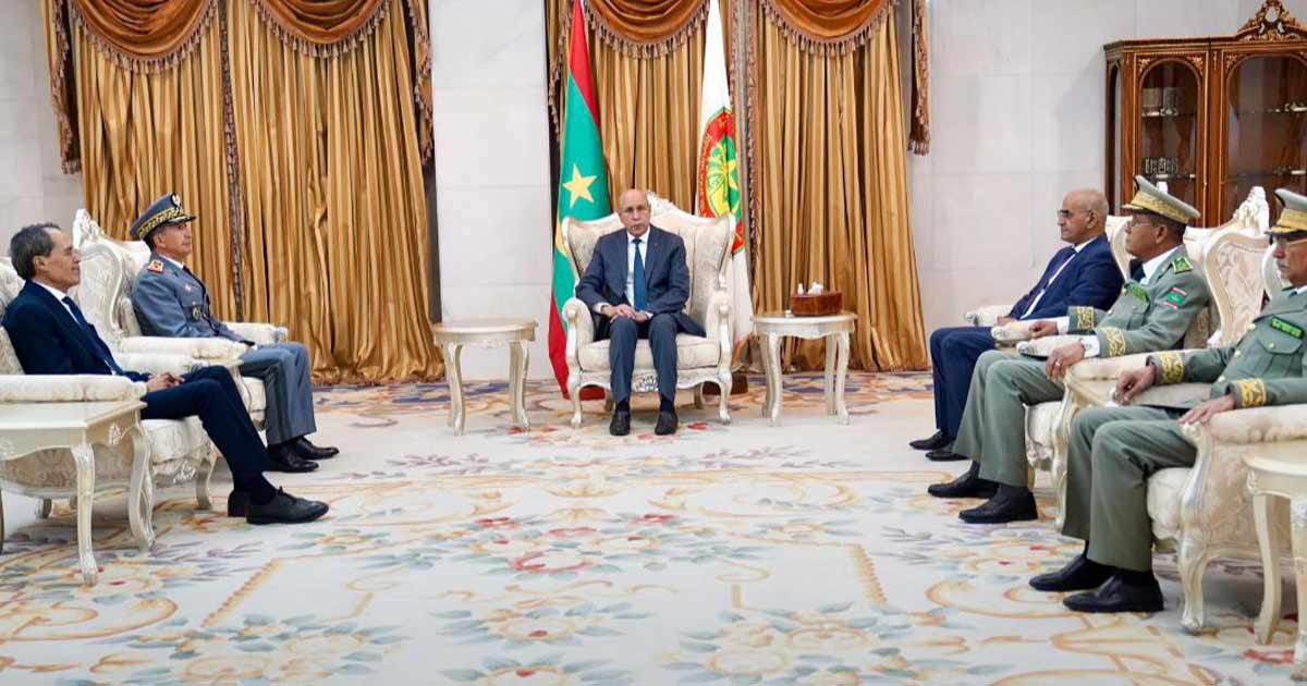 Mauritanie : le président Ghazouani reçoit Mohammed Berrid une délégation militaire marocaine de haut niveau