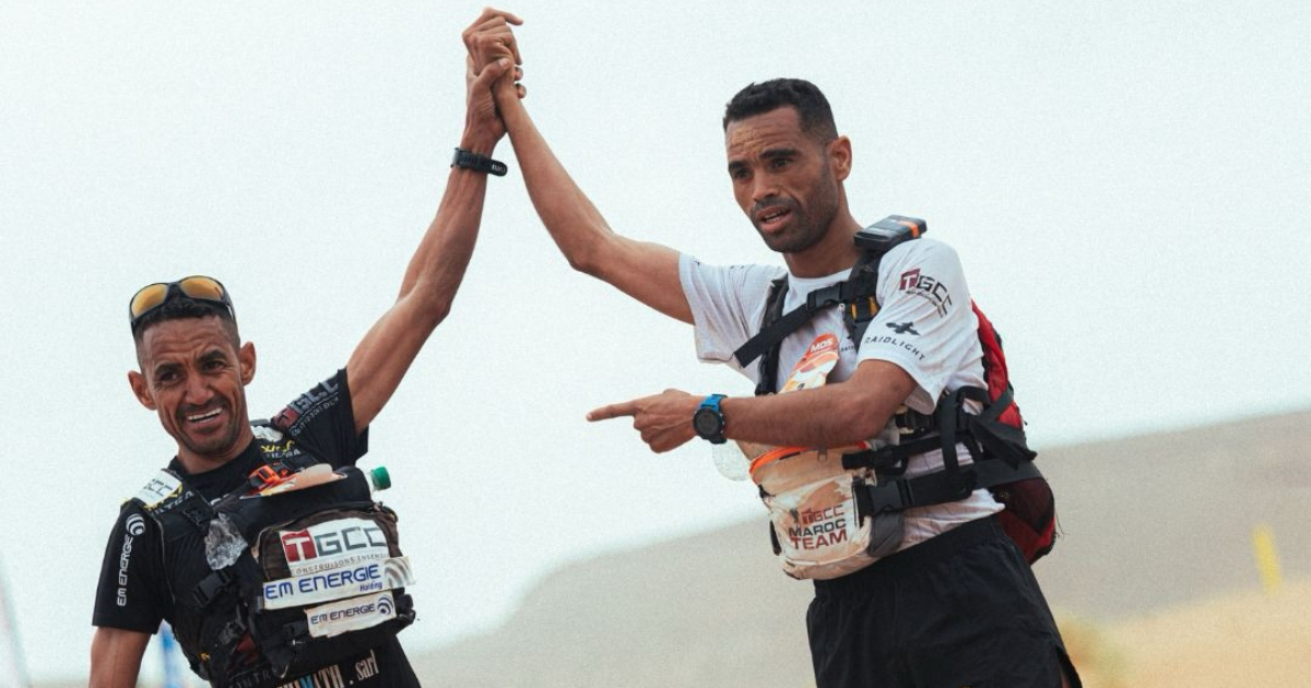 Mohamed El Morabity,vainqueur du 40e Marathon des Sables