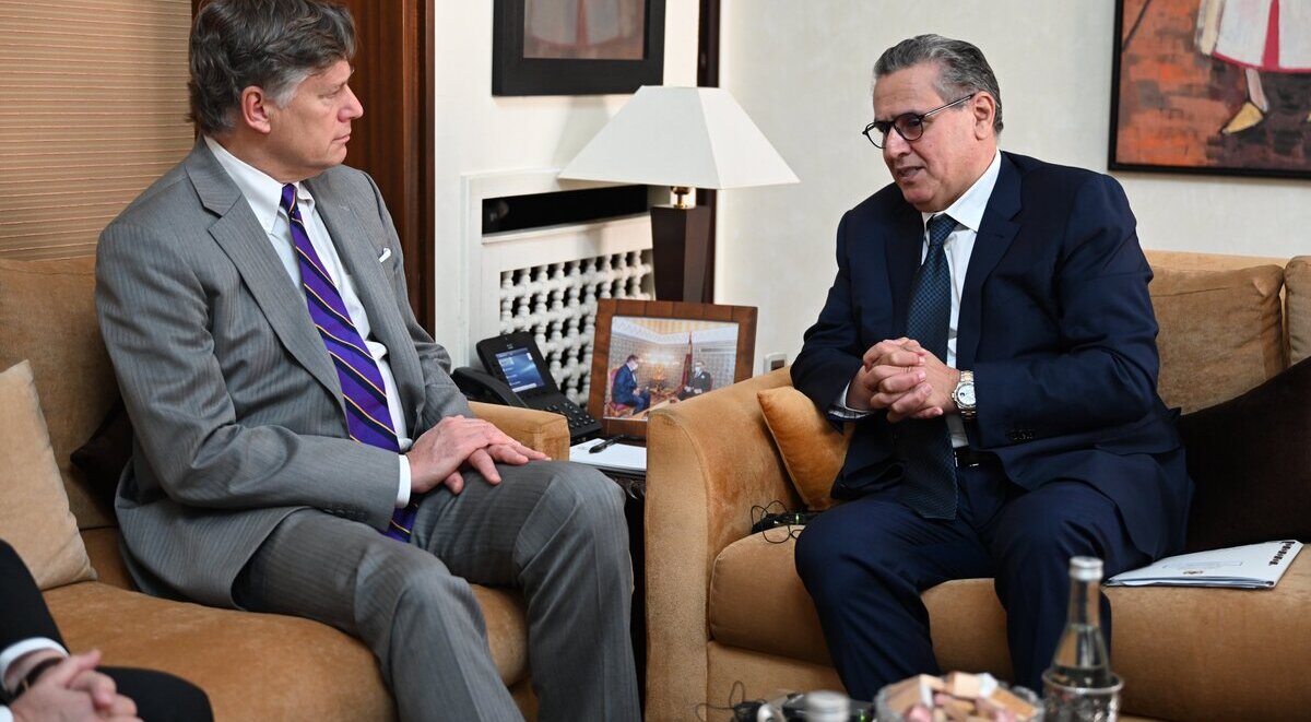 Le Secrétaire d’État US Christopher Landau reçu par Aziz Akhannouch