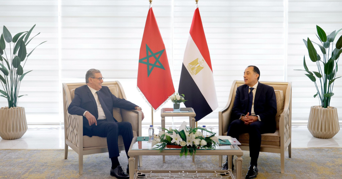 aziz akhannouch et Moustafa Madbouli