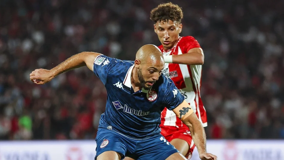 Nordin Amrabat lors du match WAC-KACM comptant pour la 16e journée de la Botola Pro.