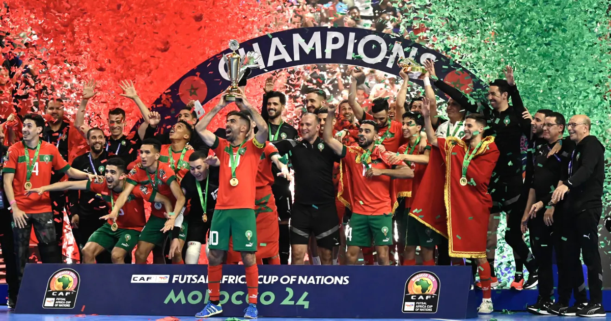 le maroc remporte la CAN 2024 de Futsal