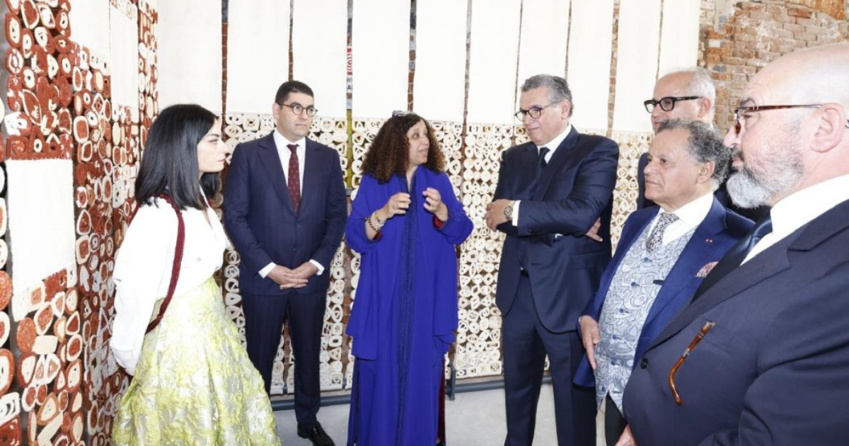 Akhannouch inaugure le pavillon du Maroc à la 61e Biennale de Venise