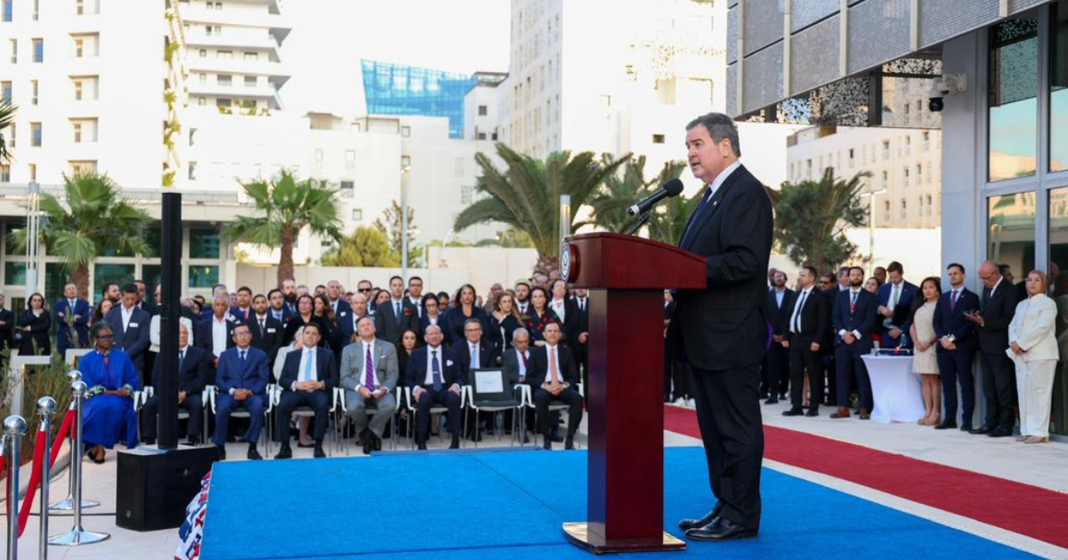 Duke Buchan au nouveau consulat américain de Casablanca