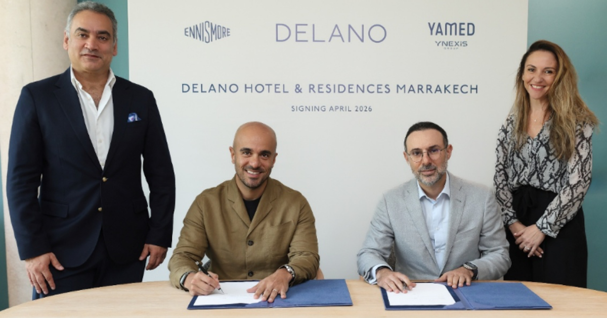 Ennismore et YAMED lancent le Delano Hotel & Residences Marrakech