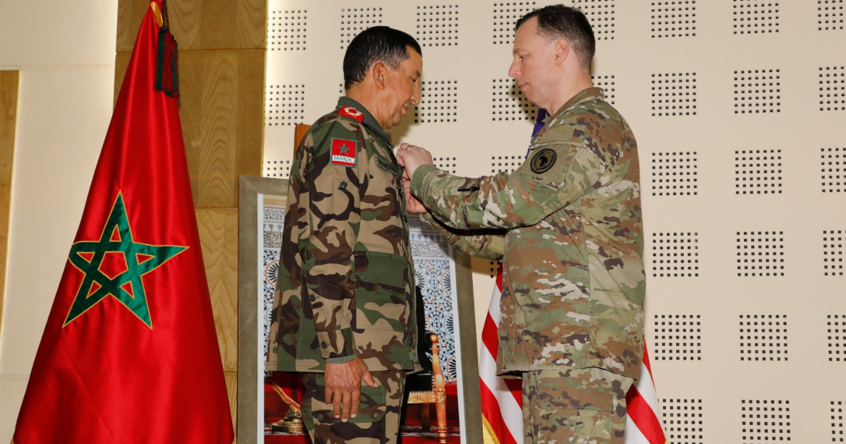 Mohammed Berrid reçoit la médaille de la Legion of Merit des Etats-Unis