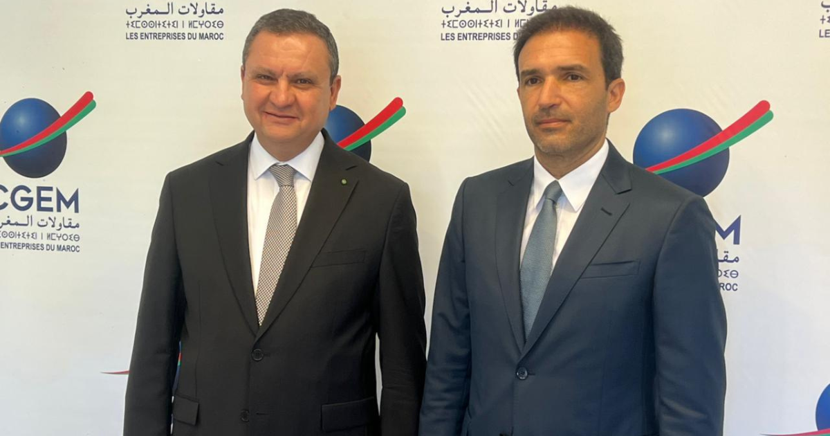 Mohamed Bachiri et Mohamed Bachiri à la CGEM