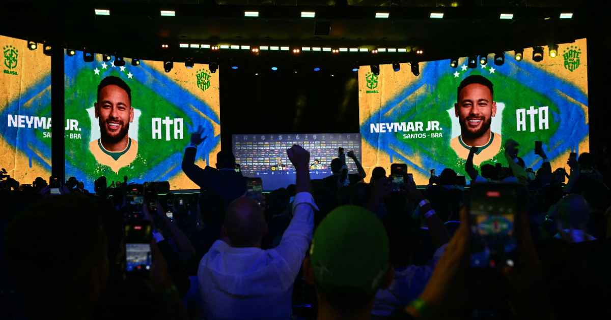 Neymar avec le Brésil pour le Mondial 2026