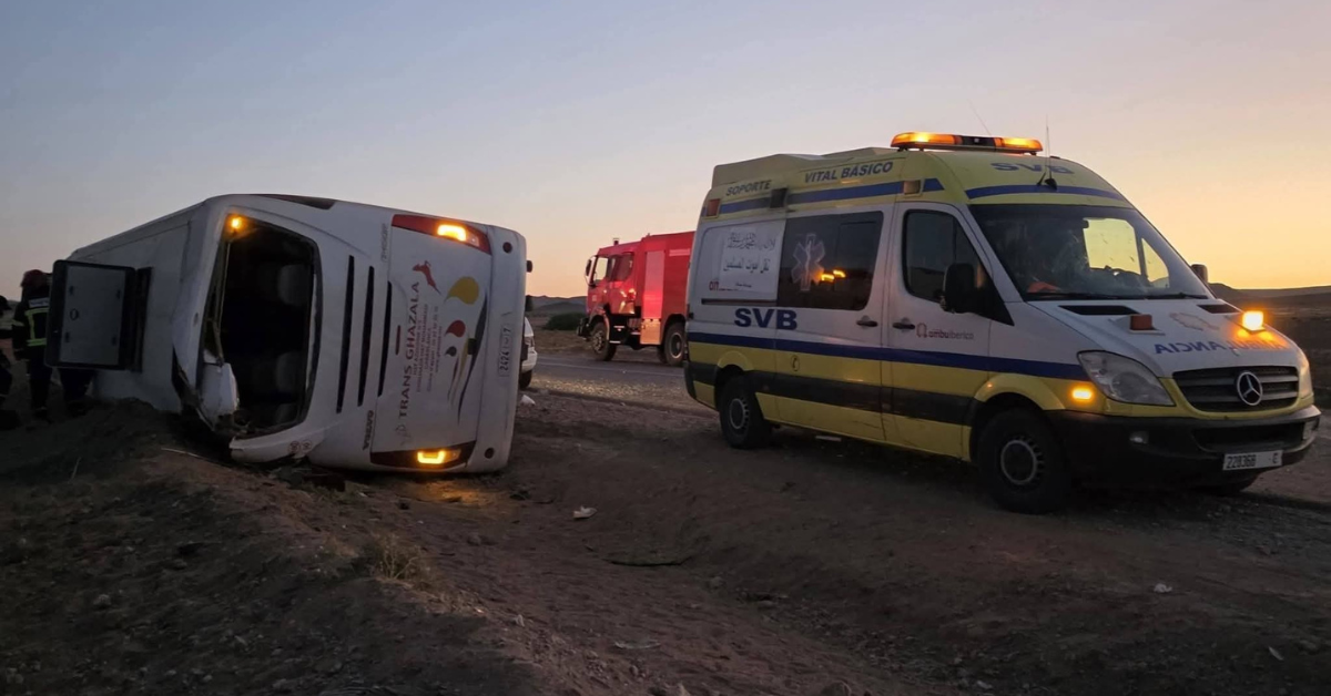 accident mortel sur la route de Guercif