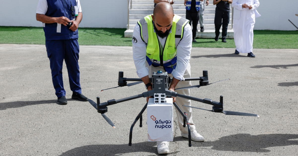 drones à la Mecque