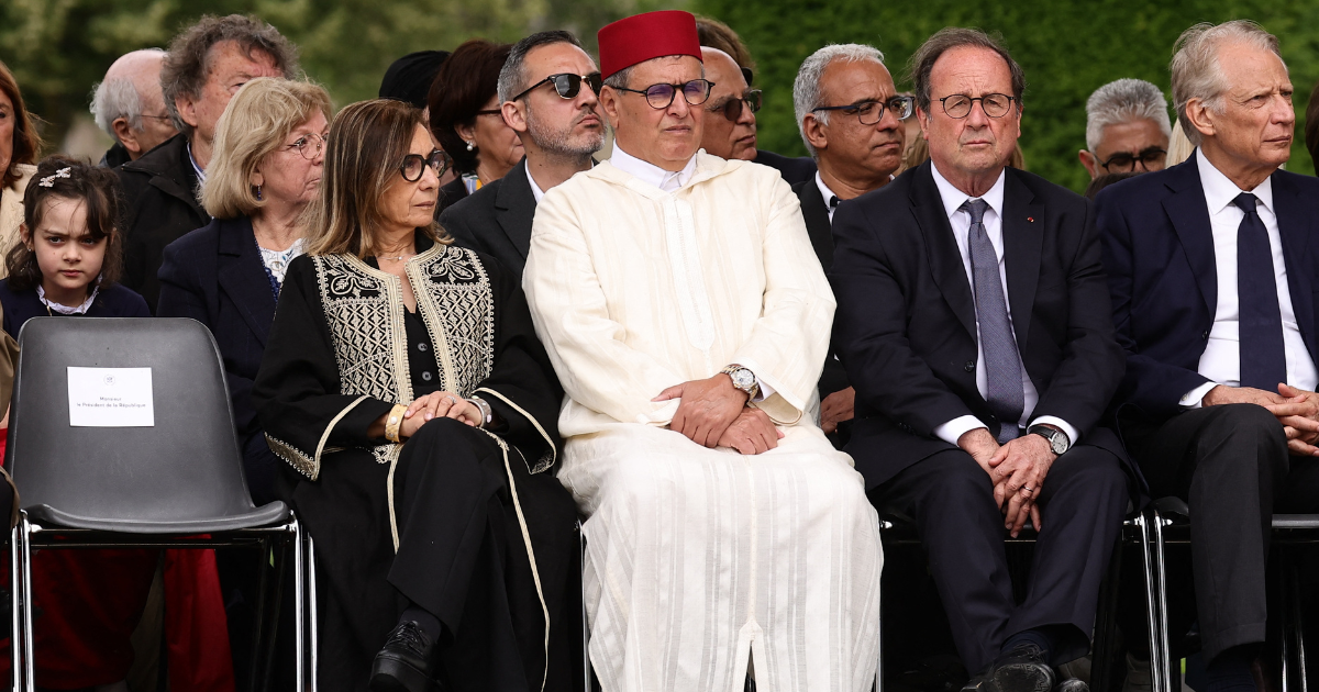 Aziz Akhannouch à la cérémonie d'hommage à Edgar Morin