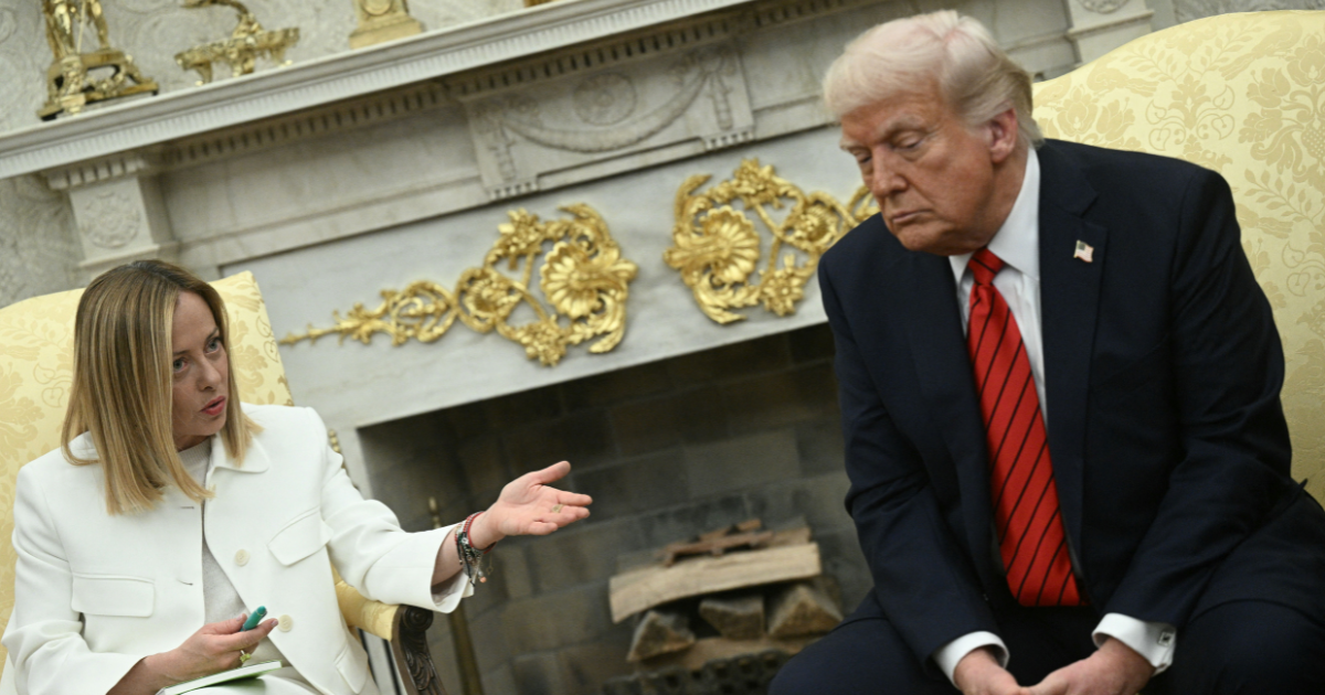 Donald Trump et Giorgia Meloni