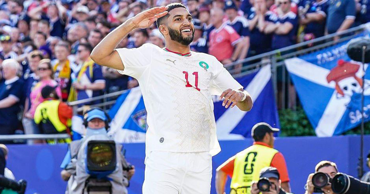 Ismael Saibari contre l'Ecosse au Mondial 2026