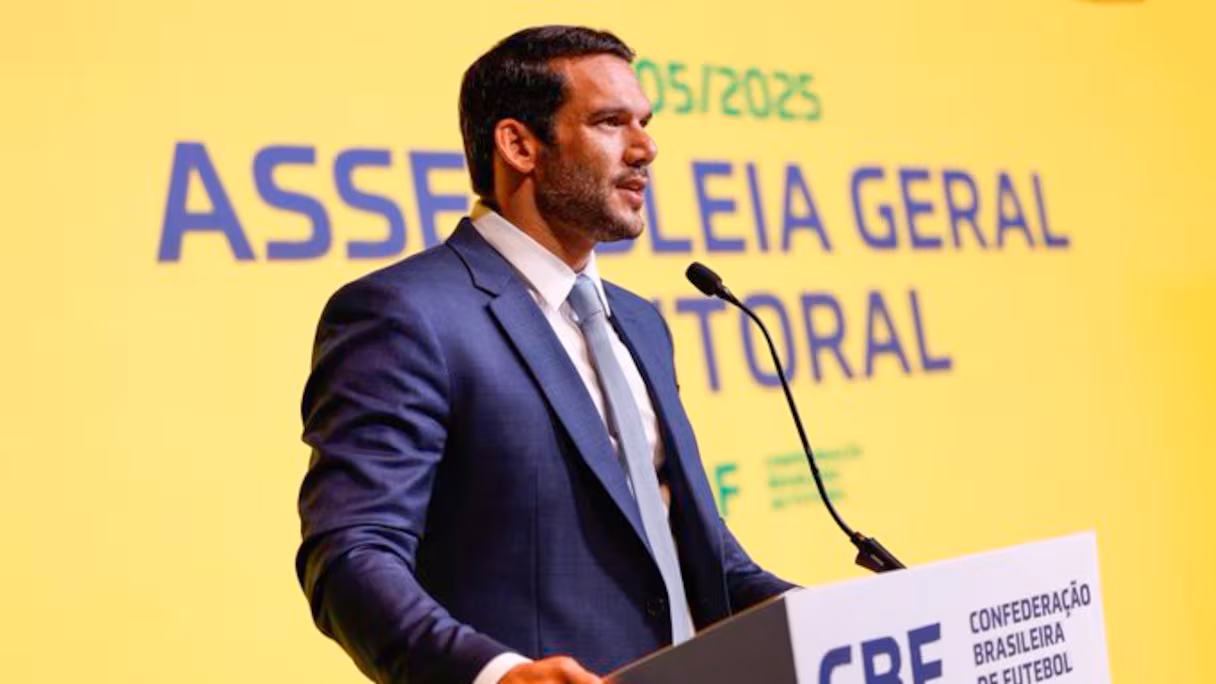 Samir Xaud, président de la Confédération brésilienne de football.