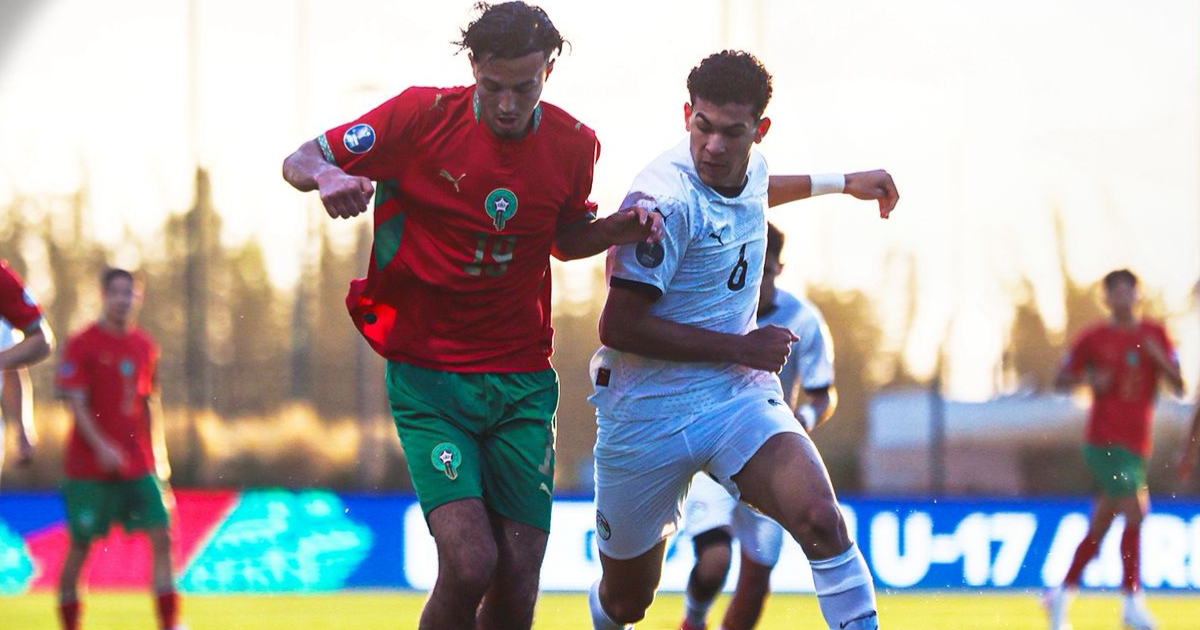 Maroc-Egypte en petite finale de la CAN U17
