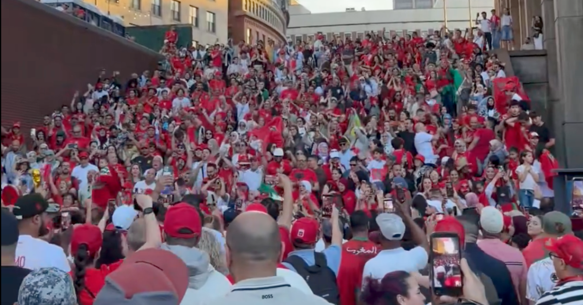 Mondial 2026-Les supporters marocains à Boston