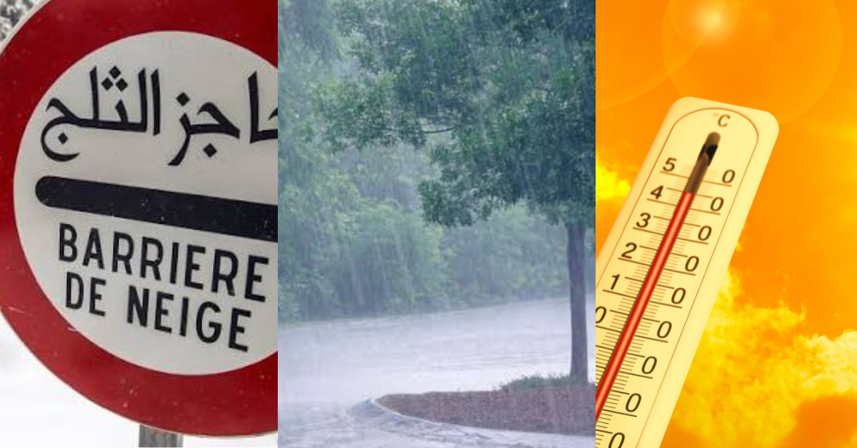 Pluie, neige et chaleur pendant le printemps 2026 au Maroc