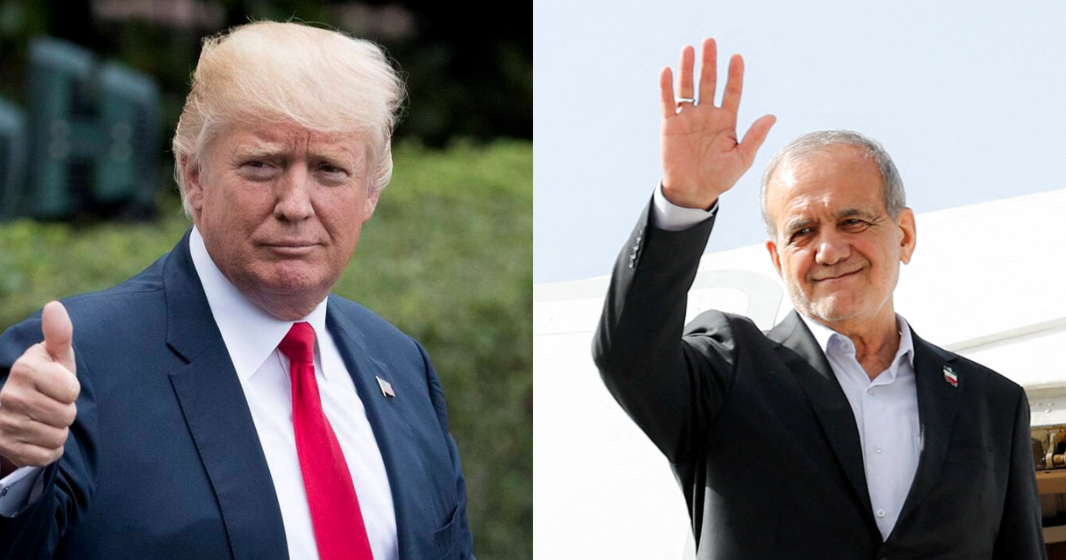Trump-Massoud Pezeshkian_accord Etats-Unis-Iran