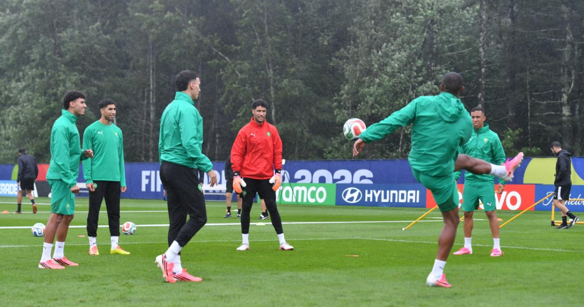 Deuxième entraînement des Lions de l'Atlas avant les quart de finale du Mondial 2026