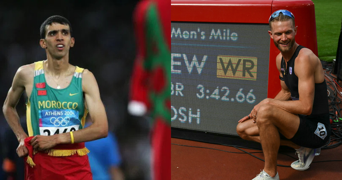 Hicham El Guerrouj et Josh Kerr