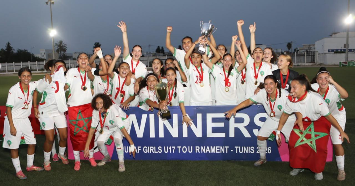 Le Maroc champion du tournoi UNAF féminin U17
