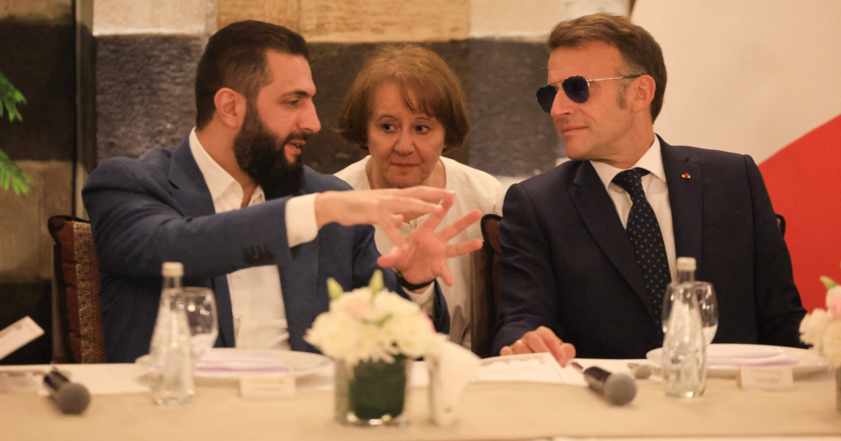 Macron et Al-Chareh à Damas