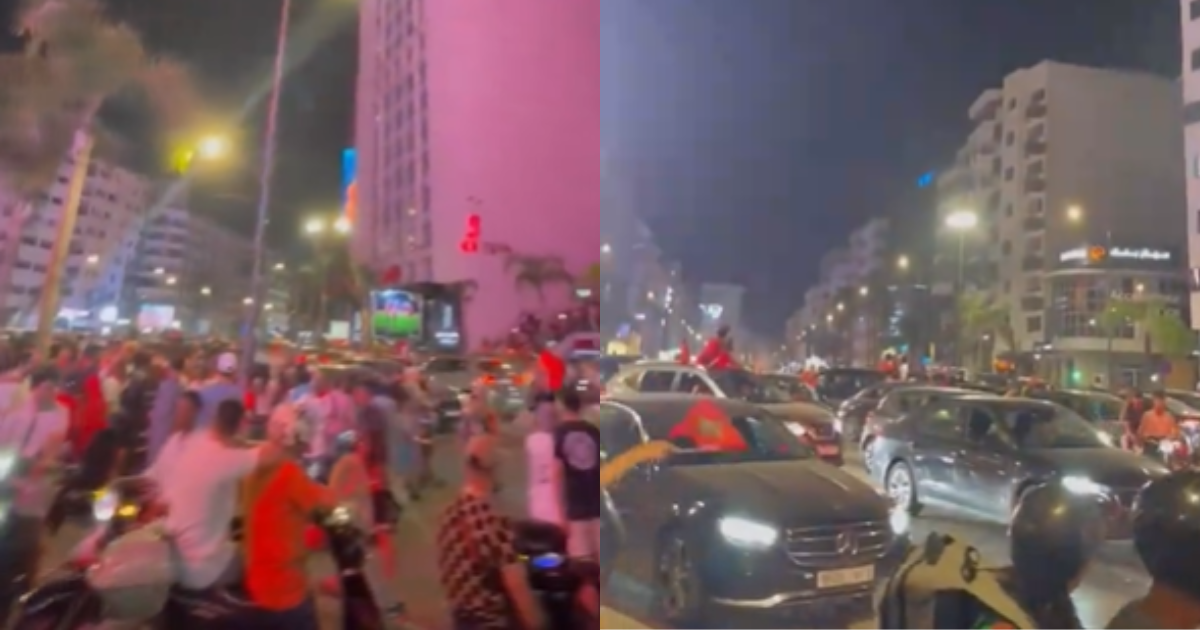 Mondial 2026_célébrations à Casablanca après Maroc-Canada