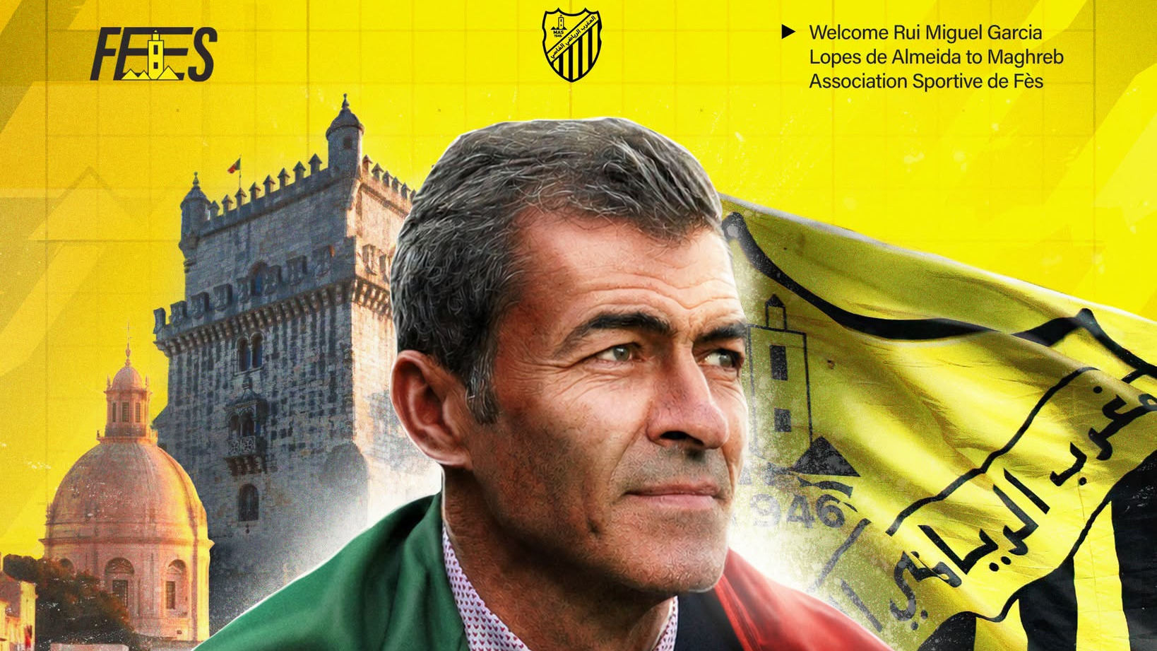 Rui Almeida, nouveau coach du MAS de Fès.