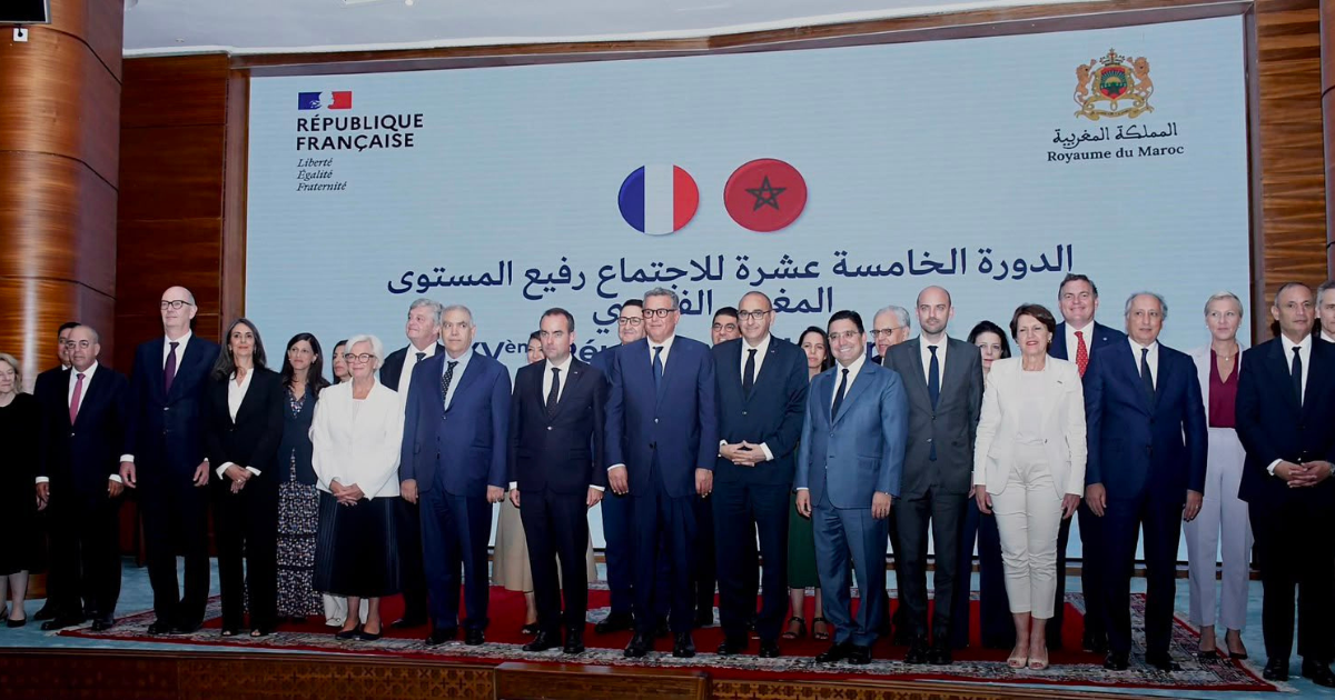 photo de famille 15e RHN Maroc-France